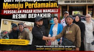 Kisruh Pengrusakan Pagar Berujung Damai di Kantor Polsek Pallangga