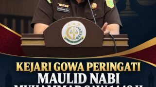 Kegiatan Maulid SAW dihadiri Langsung Kepala Kejaksaan Negeri Gowa Bambang Dwi Murcolono, S.H., M.H.,