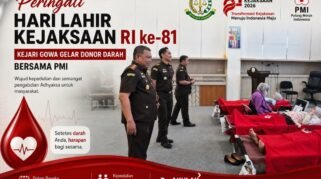 Kajari Gowa Melakukan Kegiatan Doror Darah