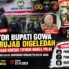 Penggeledahan Kantor Bupati Gowa dan Rujab Oleh Kortas Mabes Polri Dibekup Polda Sulsel dan Polresta Gowa